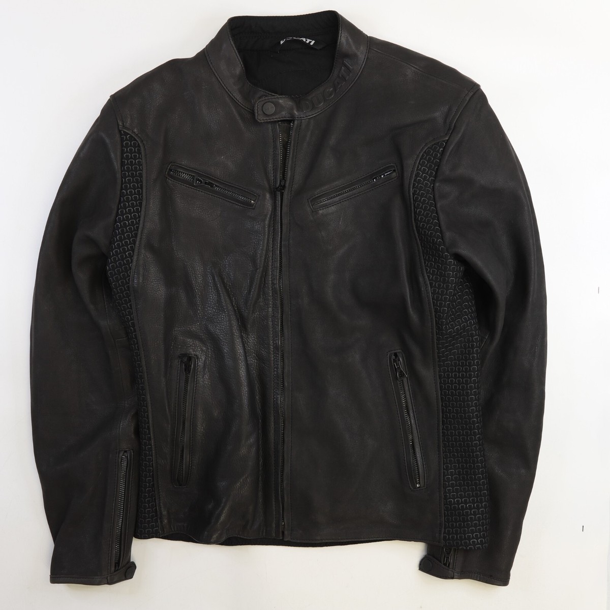 Vintage Ducati Dainese Leather Cafe Racer Motorcycle Jacket
