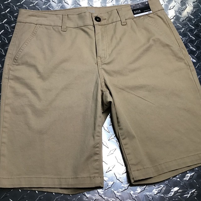 Ana A New Approach Women's Bermuda Shorts Stretch Kaki Size 4 NEW eBay
