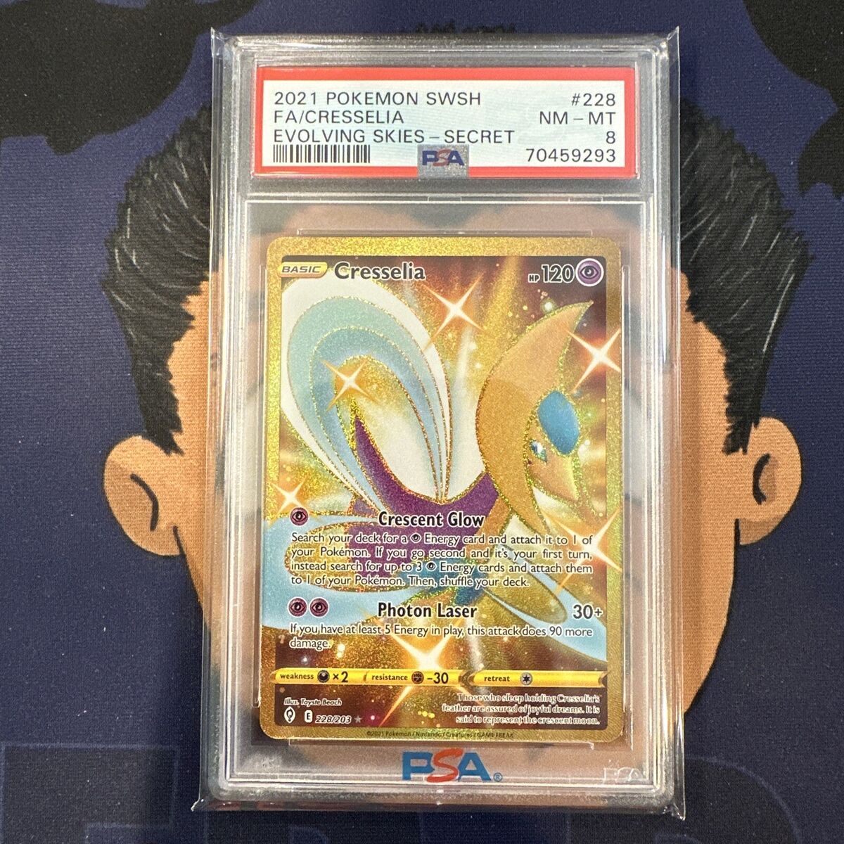 Cresselia (Secret) 228/203 Swsh07: Evolving Skies Holo for Cresselia (Secret) 228/203 Swsh07: Evolving Skies Holo for