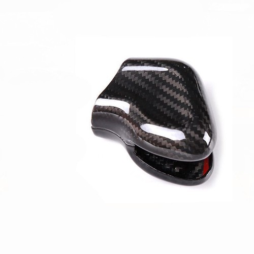 Black Carbon Fiber Car Gear Shift Knob Trim Cover For Volvo S60 XC60 V60 S90 V90 - Bild 3 von 7