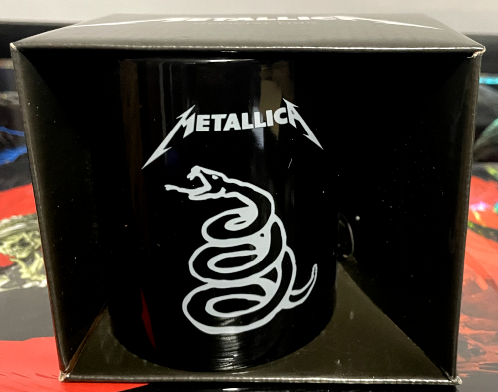 Metallica The Black Album Mug Official 2015 Version RARE FOIL PROMO