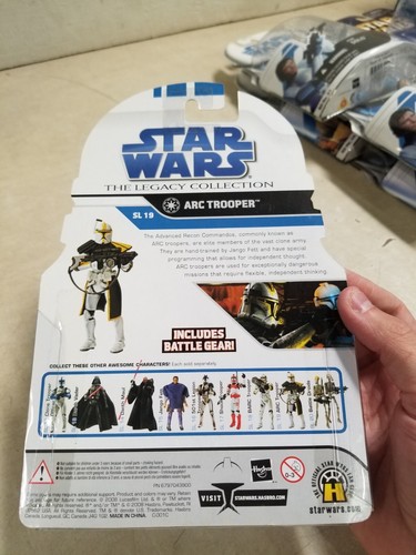 Sealed Star Wars 3.75" Legacy Collection Saga Legends SL19 Arc Trooper - Picture 3 of 3