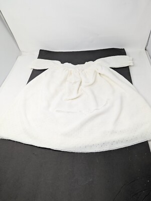Vintage Renro Baby Girl Knit Ivory Dress w/Bows Long Sleeve Made in Italy-Lined