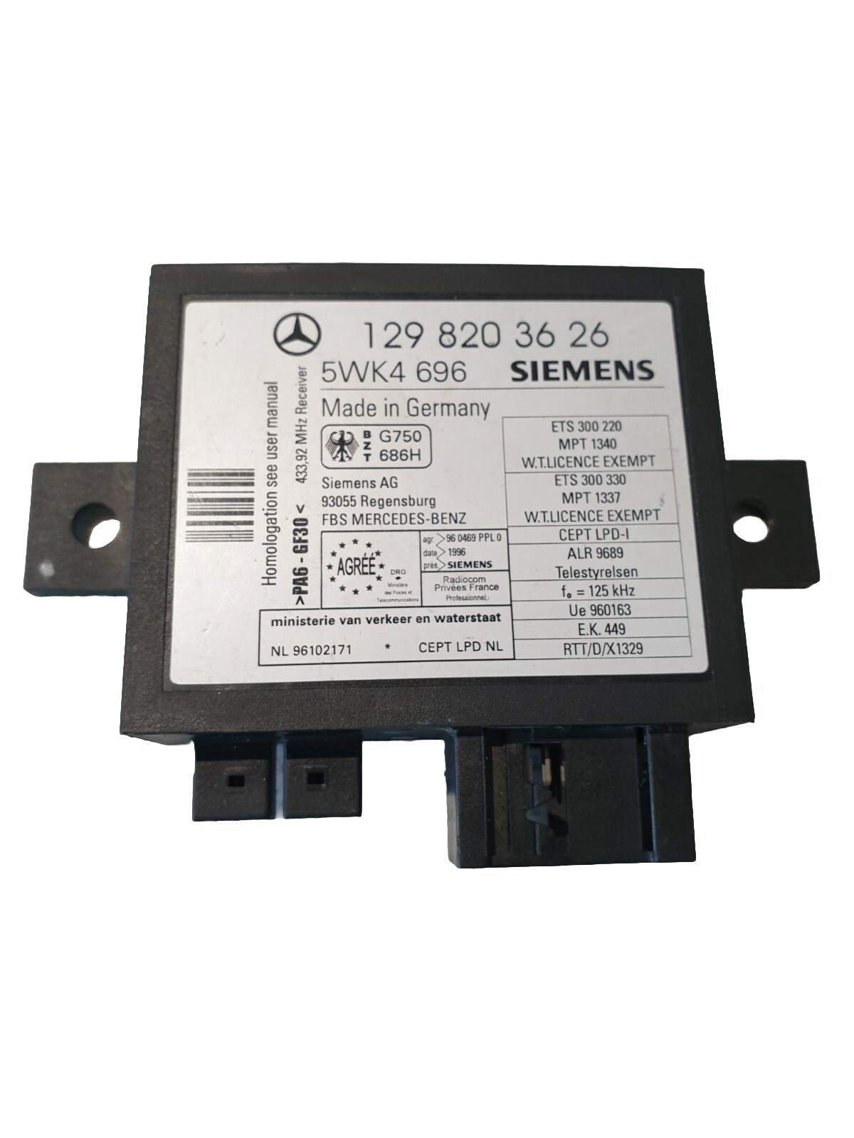 Mercedes Benz R129 Immobiliser Control Unit 1298203626 | eBay 