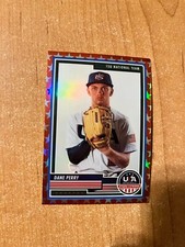 2023 Stars & Stripes - Dane Perry - #37 Red Stars Prizm Parallel #d /149