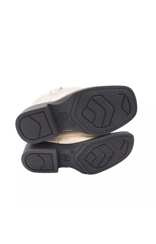 Botas occidentales informales para niñas pequeñas Wonder Nation doradas talla 10 ($)$ - Imagen 4 de 6