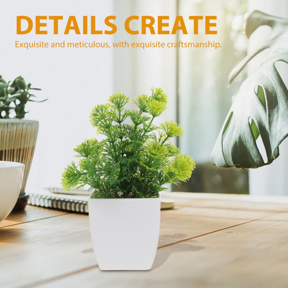 Faux Potted Plants For Indoor Decor Small Artificial Bonsai Trees