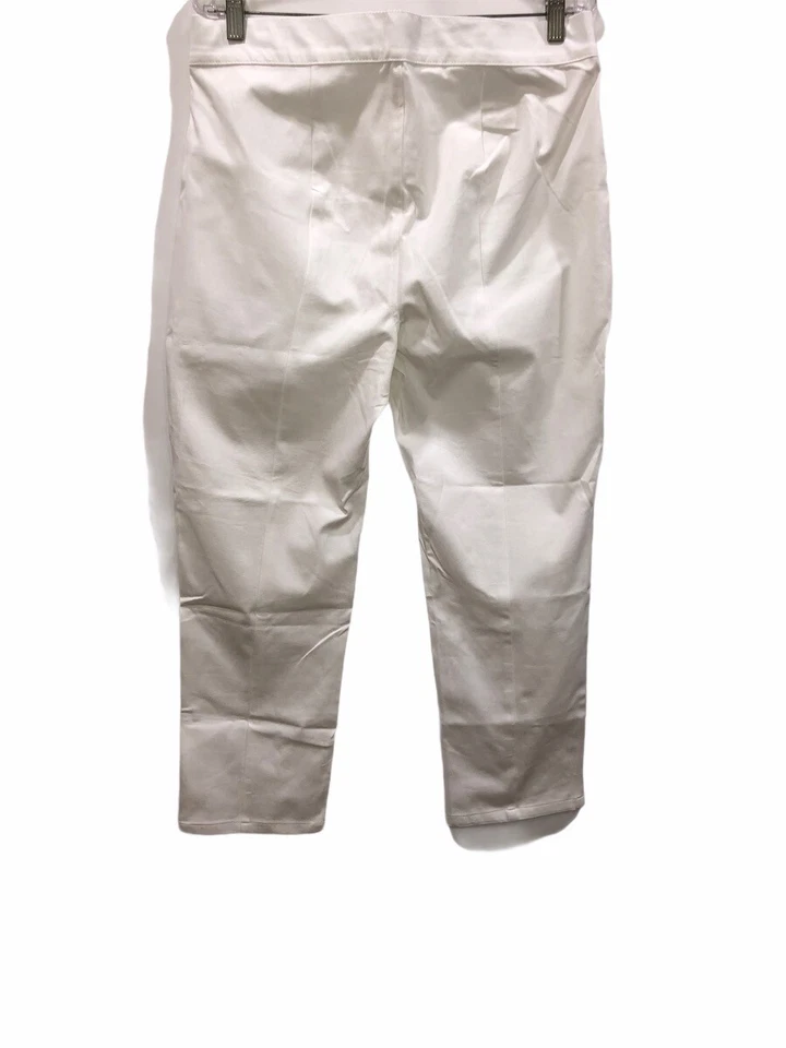 Calça de tornozelo C. Wonder sarja elástica com detalhe de costura branca tamanho 14  - Imagem 2 de 2