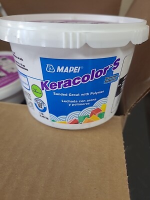 Case of (8) Mapei Keracolor S Sanded Grout 1lb Containers Color :Biscuit/bizcoco