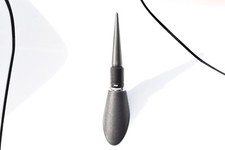 TRUE SPIKE CUSTOM SHORT 4" SPIKED SCREW IN ANTENNA GUNMETAL FOR DODGE RAM