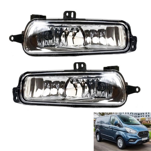 FORD TRANSIT CUSTOM 2018 ON FRONT FOG LIGHT LAMP PAIR LEFT & RIGHT BRAND NEW