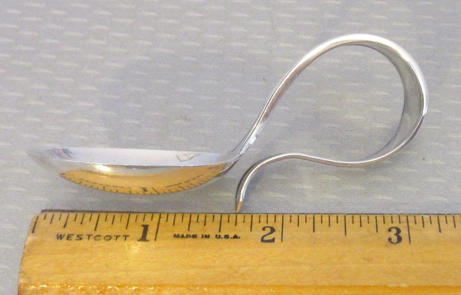 Simpson Hall 1915 Scarsdale Sterling Silver Baby Spoon curved handle