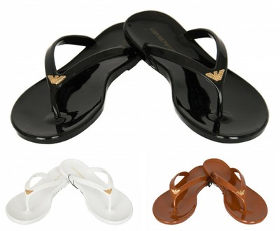 Ciabatta infradito donna mare o piscina pvc beachwear EMPORIO ARMANI  articolo X3 | eBay