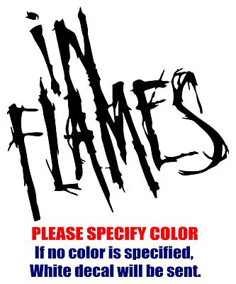 Electric Guitar In Flames Sticker: Rock Music Decal - Foto 2