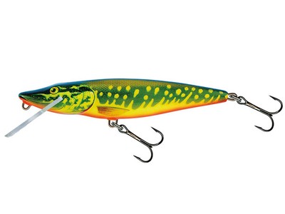 Salmo Pike PE9SDR Super Deep Runner 9cm Köder Wobbler Hecht Zander