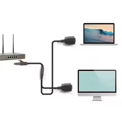 Network Port A Two-wire Network Cable Network Port 1/2, Ethernet Cable 1/2 R8K5 - Afbeelding 6 van 9