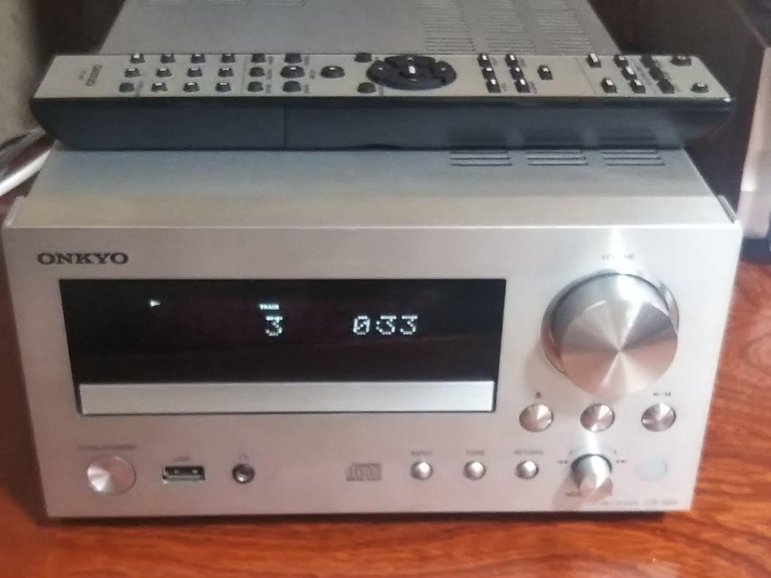 Onkyo Cr-555 (s) CD Tuner Amplifier Silver for sale online | eBay
