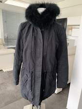 IQ Berlin Parka, Winterjacke, schwarz, Größe 40