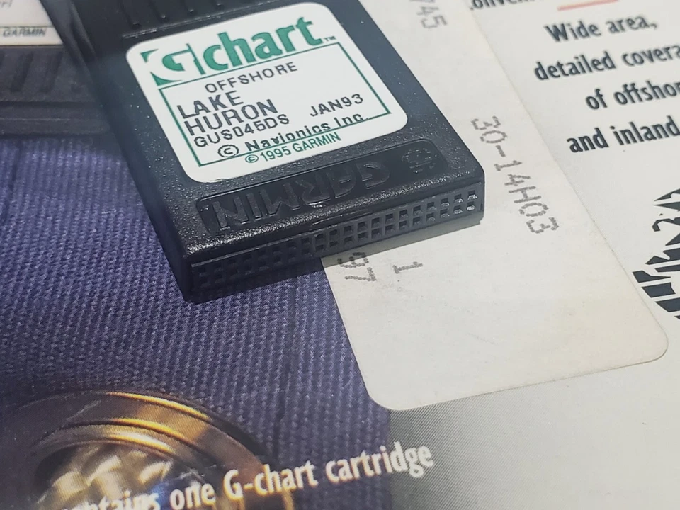 Garmin G-Chart Lake Huron USA Canada Data Card GUS045DS for Legacy GPSMAP - Image 2 of 2