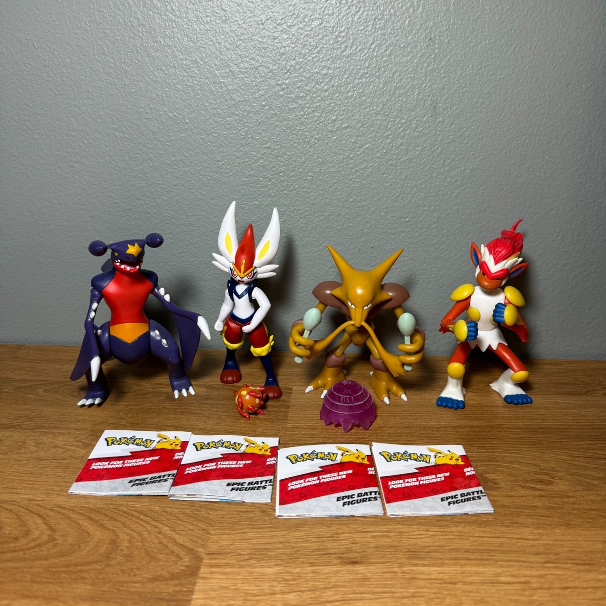 Pokemon Garchomp Alakazam Infernape Cinderface Battle Ready Figure