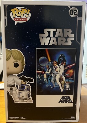 🔥FUNKO POP! MOVIE POSTERS: 🔥STAR WARS A New HOPE 🔥LUKE