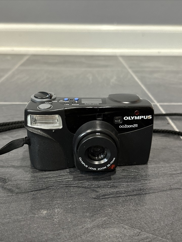 Olympus Infinity Zoom 211 3870mm Point & Shoot 35mm Film Camera Tested