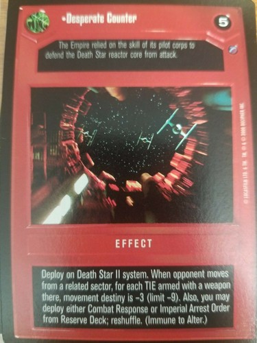 Star Wars CCG Death Star II BASIC SINGLES Select Choose Your Card SWCCG - Picture 32 of 121