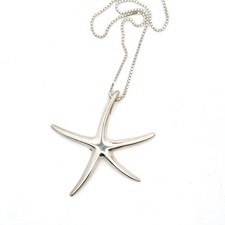 18  .925 Sterling Silver Starfish Necklace, 6.8g