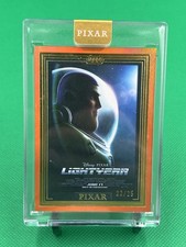 2025 Topps Disney Pixar Gold Lightyear Wall Art Movie Poster Orange 22/25 