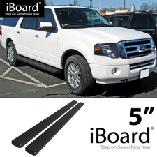 APS Running Board Side Step Nerf Bars 5in Black Fit Ford Explorer 4-Door 06-10