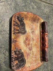 Soap Dish Africa Map Etched On Bottom