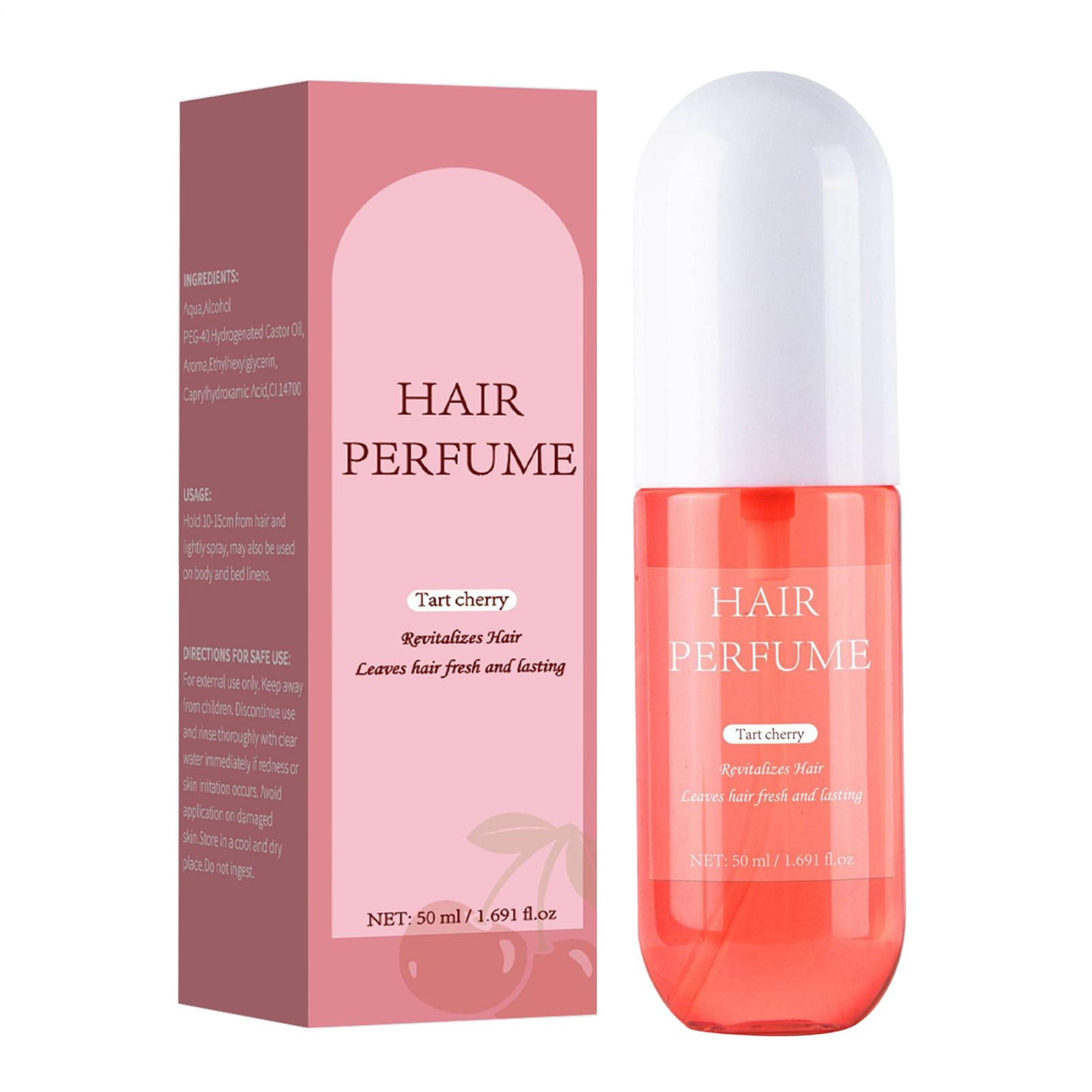 Perfume capilar cereza ácida esencia capilar perfumada profundamente nutritiva y reparadora