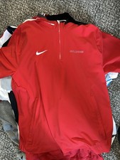 Large Georgia Bulldogs Nike Sideline Quarter zip Short Sleeve Jacket