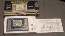 Rare Vintage Acetronic Monkey Vintage 1981 LCD Game Time And Fun - Boxed 