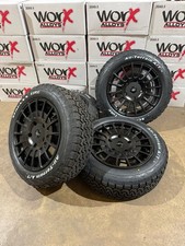  set of 18” alloy wheels & all terrain Tyres Fits Ford Transit Custom 5x160
