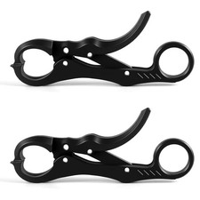 Xinjoduz 2 Pack 5.12" Fish Lip Gripper, Digital Fishing Scale Hook Non-Puncture