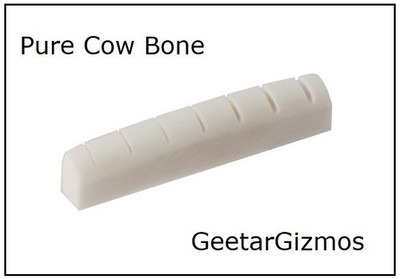 GeetarGizmos 7 String BONE NUT made for PRS SE HOLCOMB Guitar - drop-in upgrade