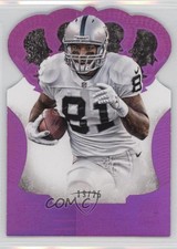 2013 Panini Crown Royale Retail Purple Holo Die-Cut 19/25 Mychal Rivera #175 1l2