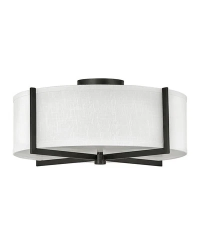 Hinkley Lighting 41708 Axis 20"W Galerie Semi-Flush Ceiling - Black - Picture 1 of 5