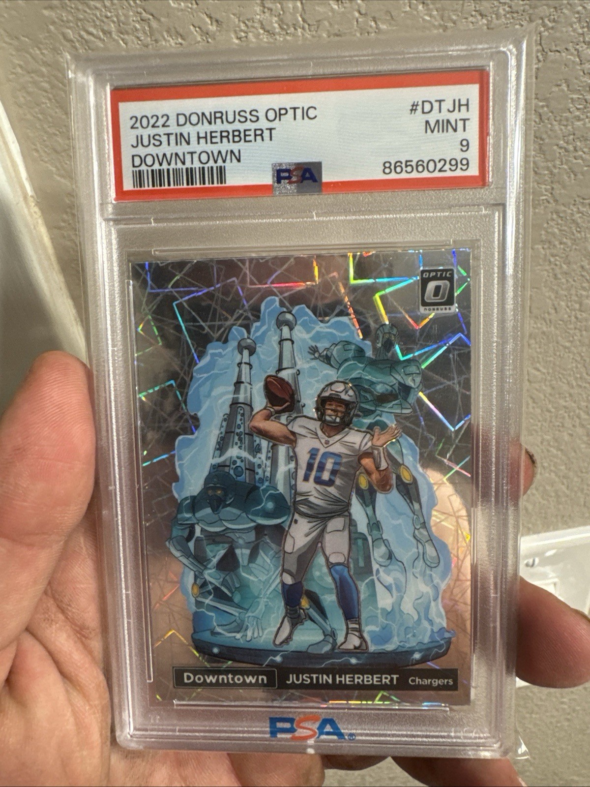 2022 Panini Donruss Optic - Downtown Justin Herbert #DT-JH