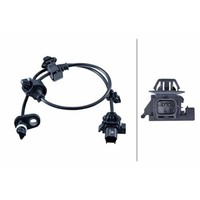 Hella 6PU 358 251-211 Sensor, Raddrehzahl FüR Honda, Hinterachse