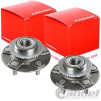 2X Herth+Buss RADLAGER-SATZ Hinten Beidseitig Passend FüR Nissan Almera Maxima