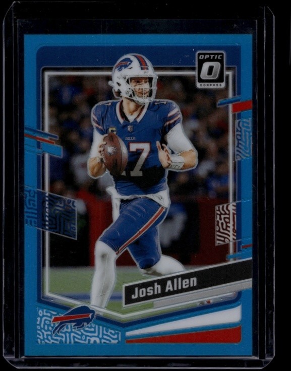 2023 Panini Donruss Optic Football Josh Allen #22 Aqua /299
