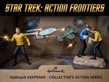 4 Hallmark Keepsake Star Trek Christmas Ornament Magic Light Enterprise Klingon