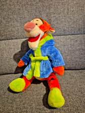 Tigger mit Bademantel  Disney Nicotoy Winnie Pooh Tiger Stofftier neuwertig