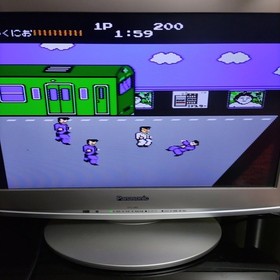 Family Computer Rare Nekketsu Kouha Kunio kun Late Version Shibo Processing FF M