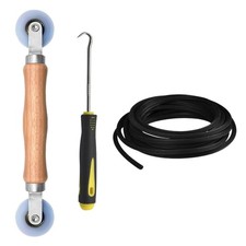 Window Screen Repair Kit, Nylon Roller Tool with Bearing Spline Removal Hoo...