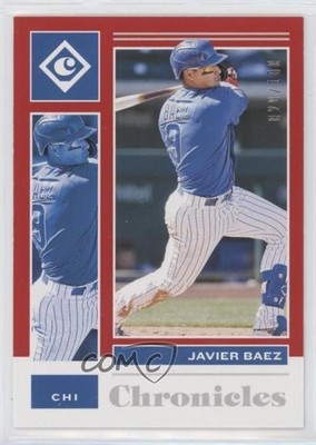 2021 Panini Chronicles Red /100 Javier Baez #33 1u1