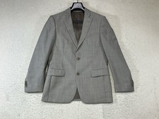 John Varvatos USA Blazer Men 36S Beige Wool Two Button Sport Coat See All Pics