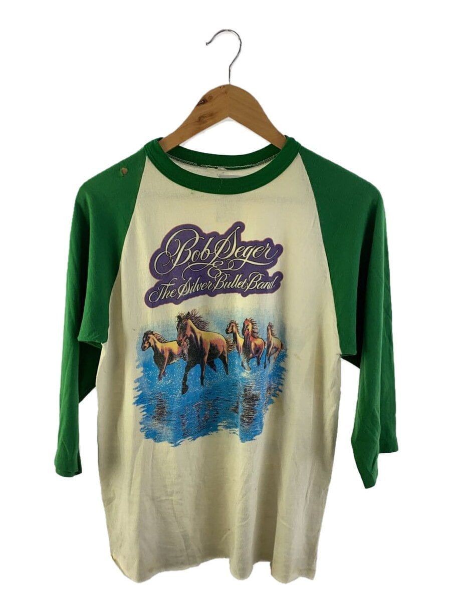 ALTRA T shirt altre marche anni 80 Bob Seger crema raglan usate